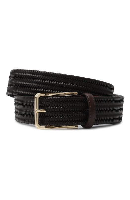 Кожаный ремень Canali 50C/KA00478 Коричневый 50C/KA00478