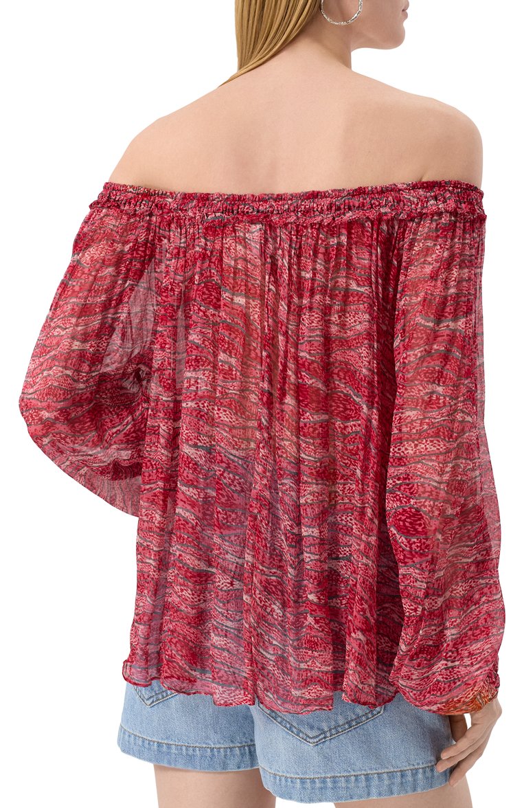 Блузка из вискозы ISABEL MARANT ETOILE, арт. 25PHT0346FB-C1J07E, фото 4
