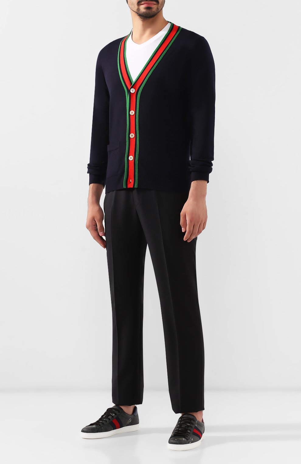 Шерстяной кардиган GUCCI, арт. 576806/XKAUL, фото 2