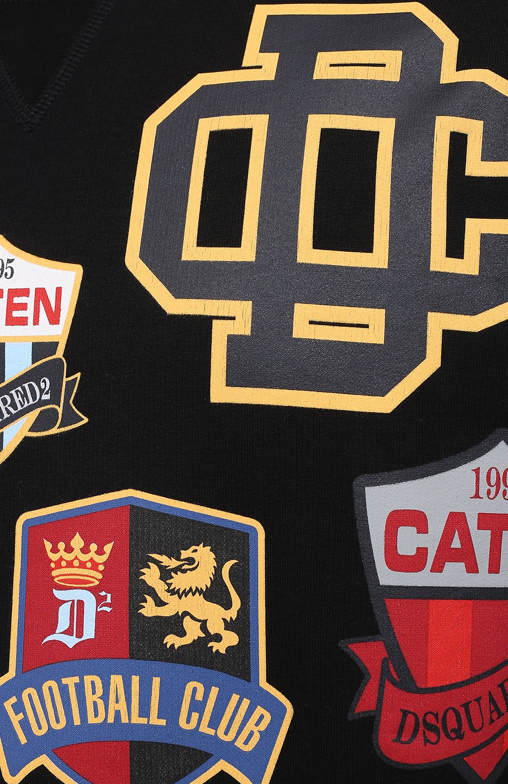 Хлопковый свитшот DSQUARED2 черного цвета по цене 51250 руб., арт. S74GU0448/S25042, фото 5 Хлопковый свитшот DSQUARED2, арт. S74GU0448/S25042, фото 5