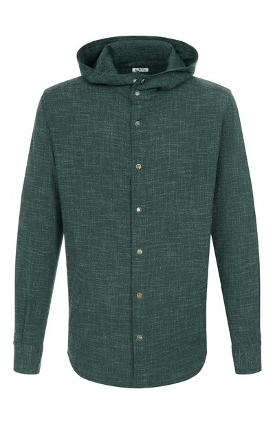 Мужская рубашка из шерсти и шелка KITON, арт. UMCMARK0615E08