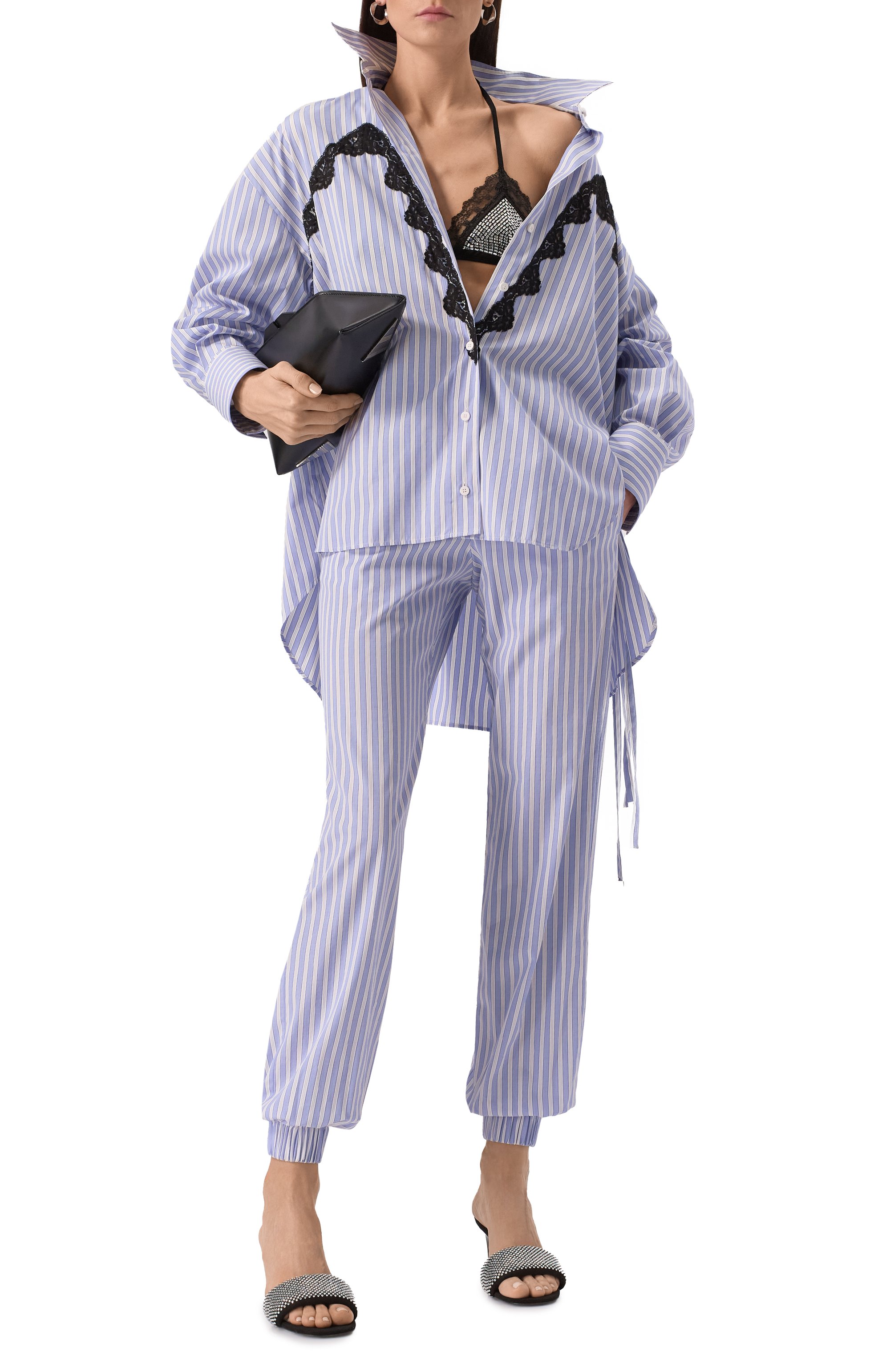 Хлопковая рубашка THE ATTICO, арт. 250WCH00040/CCC051AA, фото 2