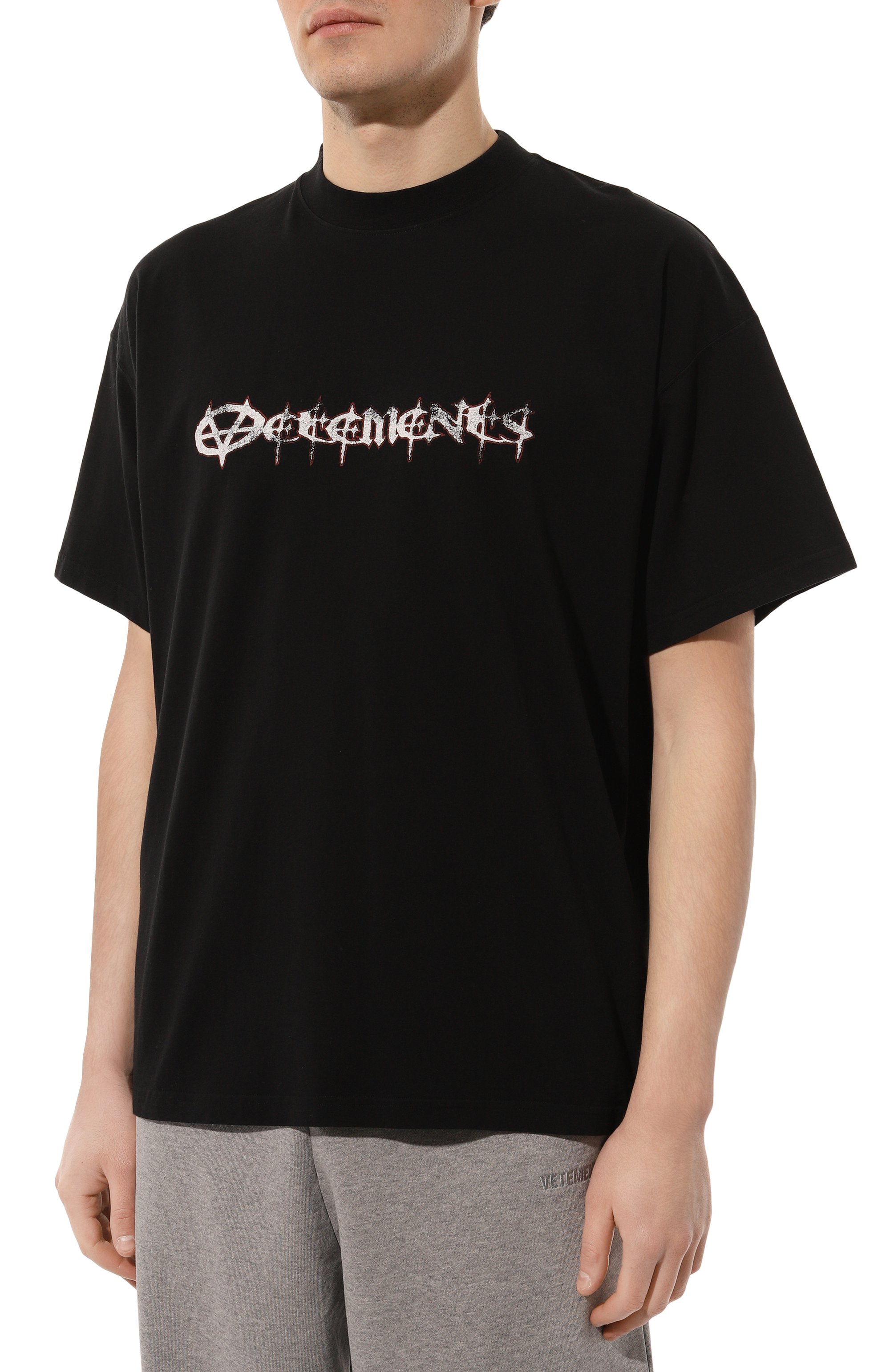 Хлопковая футболка VETEMENTS, арт. UA66TR650B, фото 6