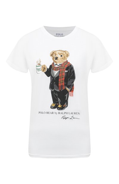 Женская хлопковая футболка POLO RALPH LAUREN, арт. 211823687