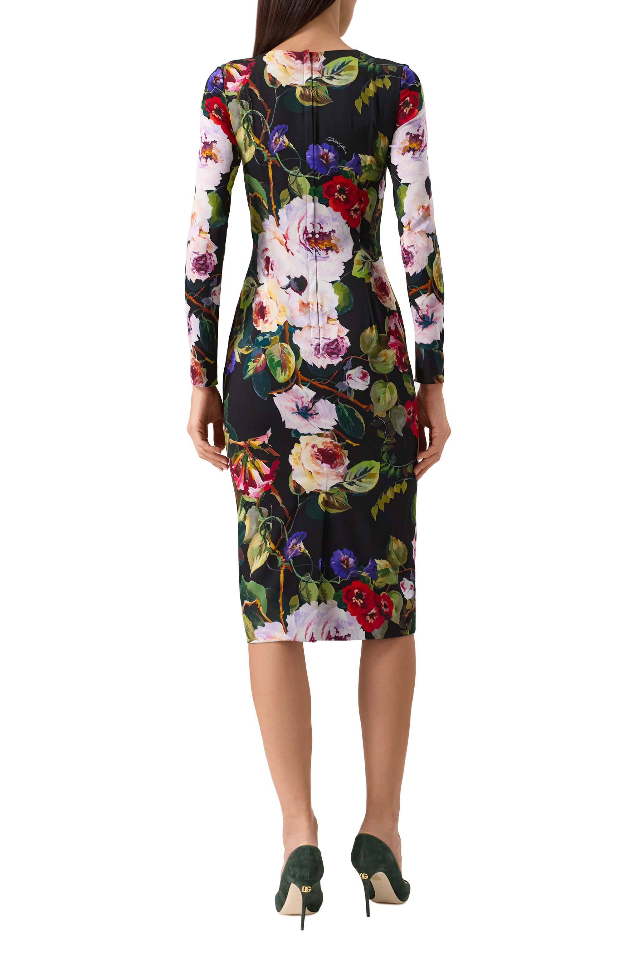 Шелковое платье DOLCE & GABBANA, арт. F6GAVT/FSA56, фото 4