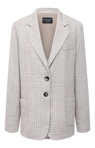 Женский жакет из льна и шерсти EMPORIO ARMANI, арт. 0NG4ET/02167
