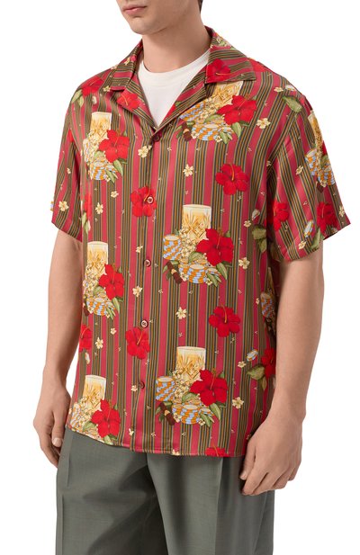 Рубашка из вискозы DROLE DE MONSIEUR, арт. K-SH230-VI031-PK, фото 3