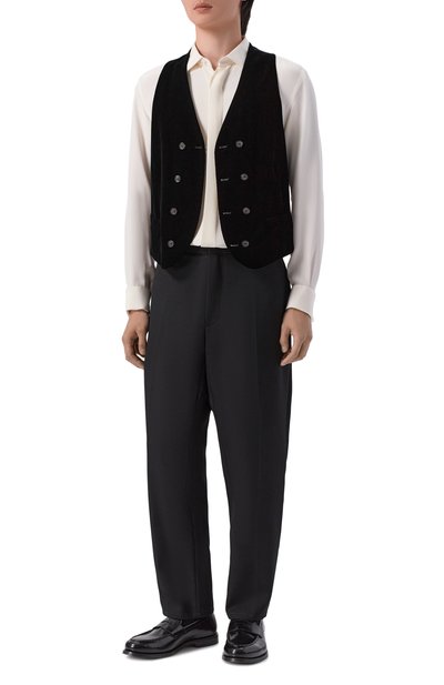 Мужской бархатный жилет GIORGIO ARMANI, арт. 0WGGK01T/T0025