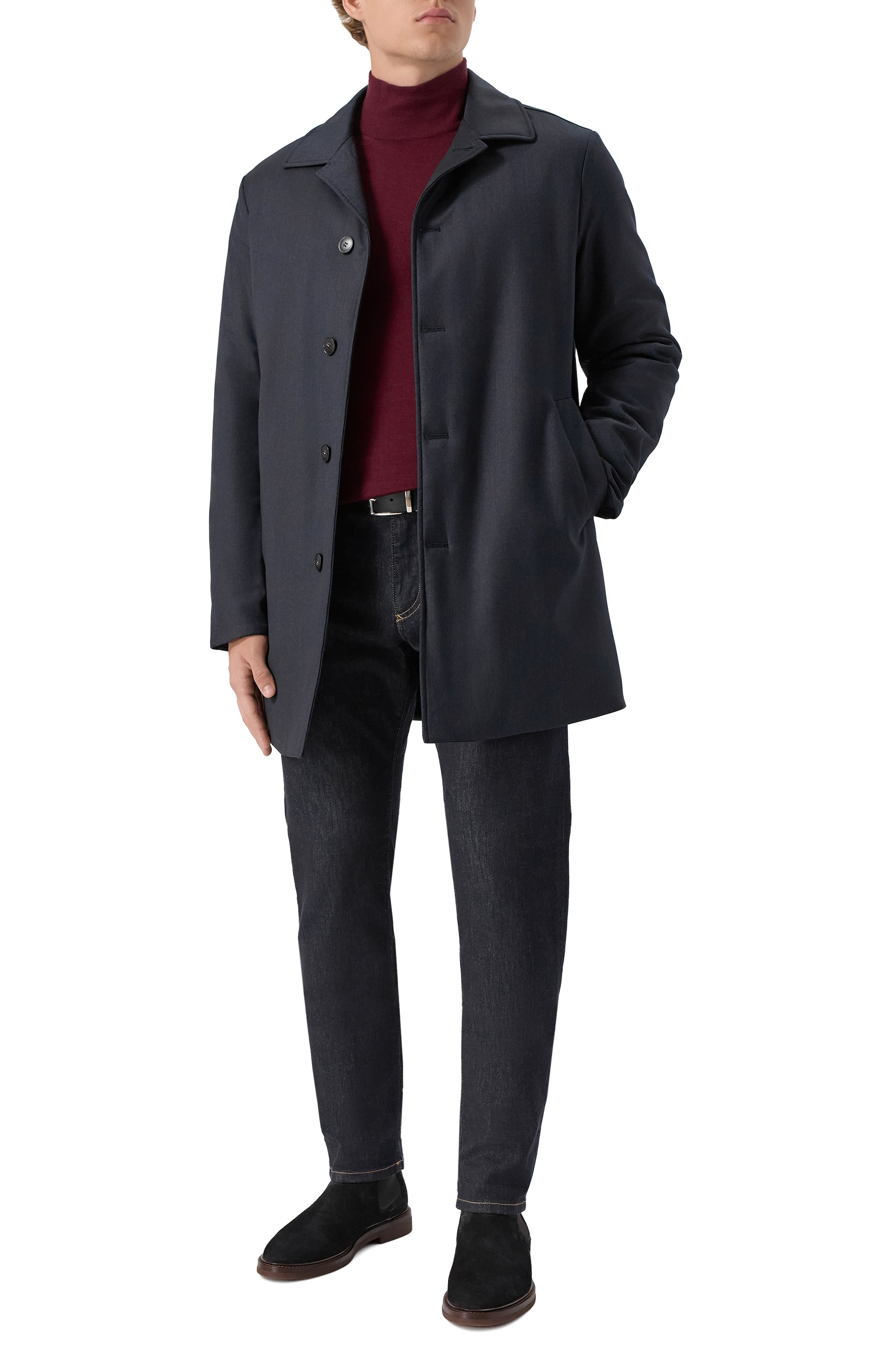 Шерстяное пальто CANALI, арт. 010510U/AA03799, фото 2