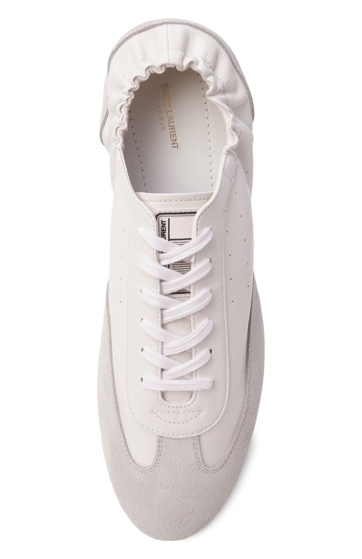 Кожаные кроссовки Lewis Saint Laurent 862568/AAGB9 Белый  862568/AAGB9 Фото 5