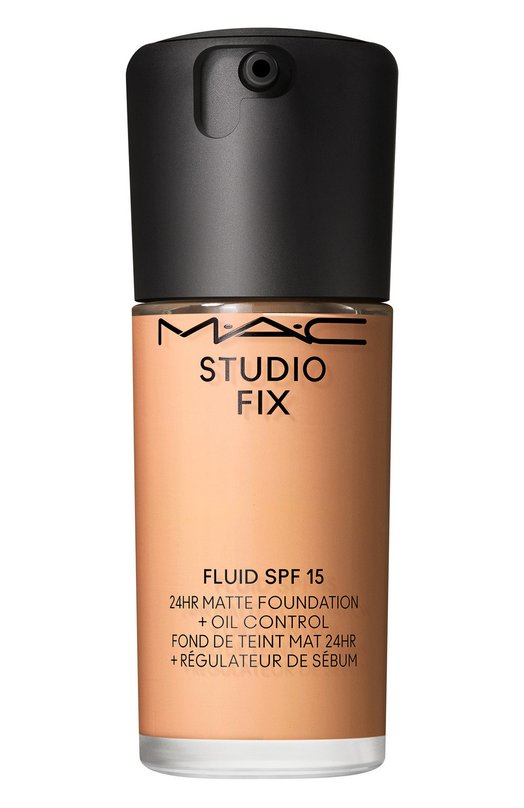 фото Тональная основа studio fix ​fluid spf 15 24hr matte foundation + oil control, nw18 (30ml) mac