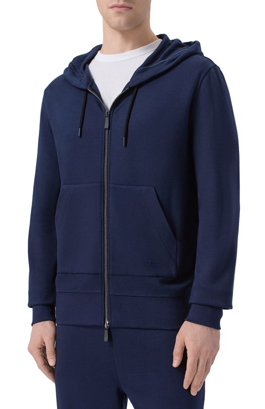 Толстовка из вискозы Kiton UMM0749 Синий  UMM0749 Фото 3