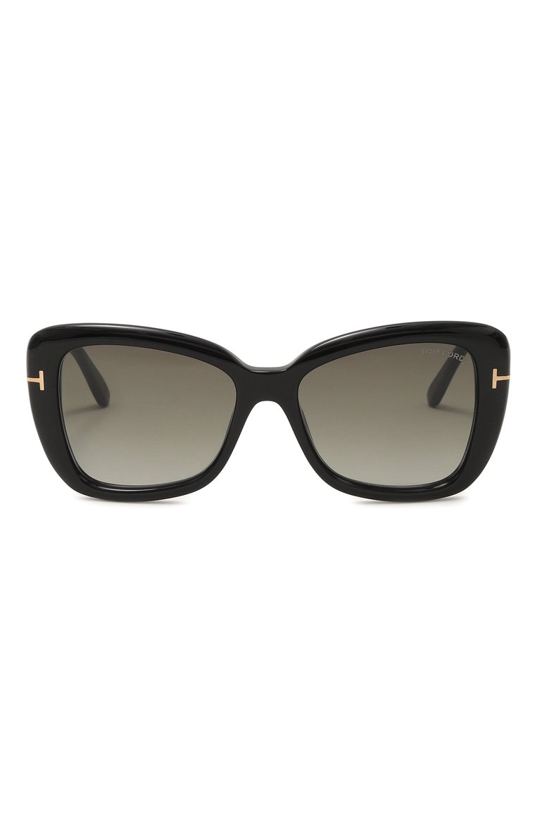 Женские солнцезащитные очки TOM FORD черного цвета, арт. TF1008 01B | Фото 3 (Нос: Не проставлено; Региональные ограничения белый список (Axapta Mercury): Не проставлено; Тип очков: С/з; Материал: Пластик; Очки форма: Бабочка; Оптика Гендер: оптика-женское)