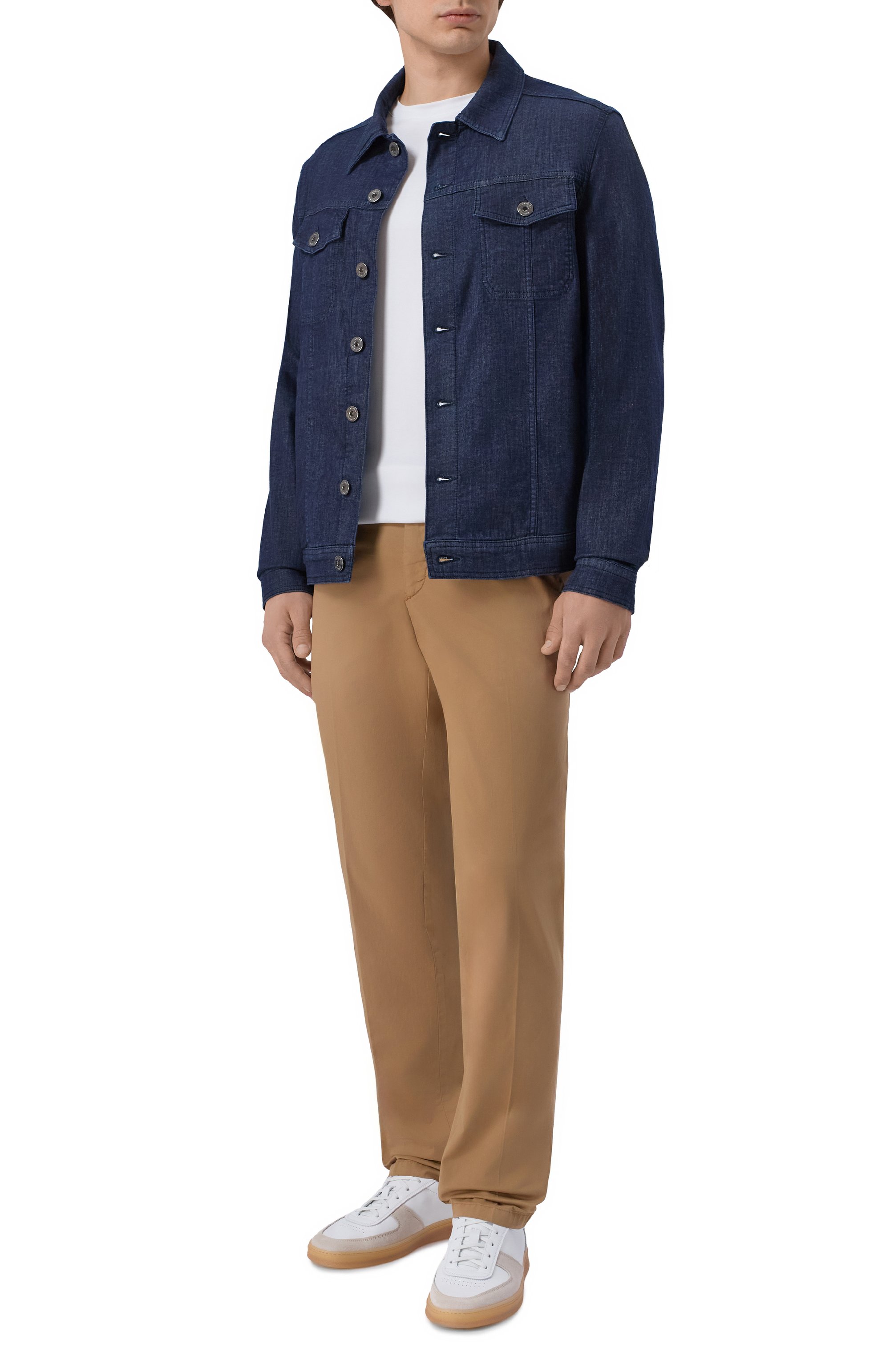 Джинсовая куртка ANDREA CAMPAGNA, арт. J-SR BLUE RINSE/DUCKY SPACE BLUE, фото 2