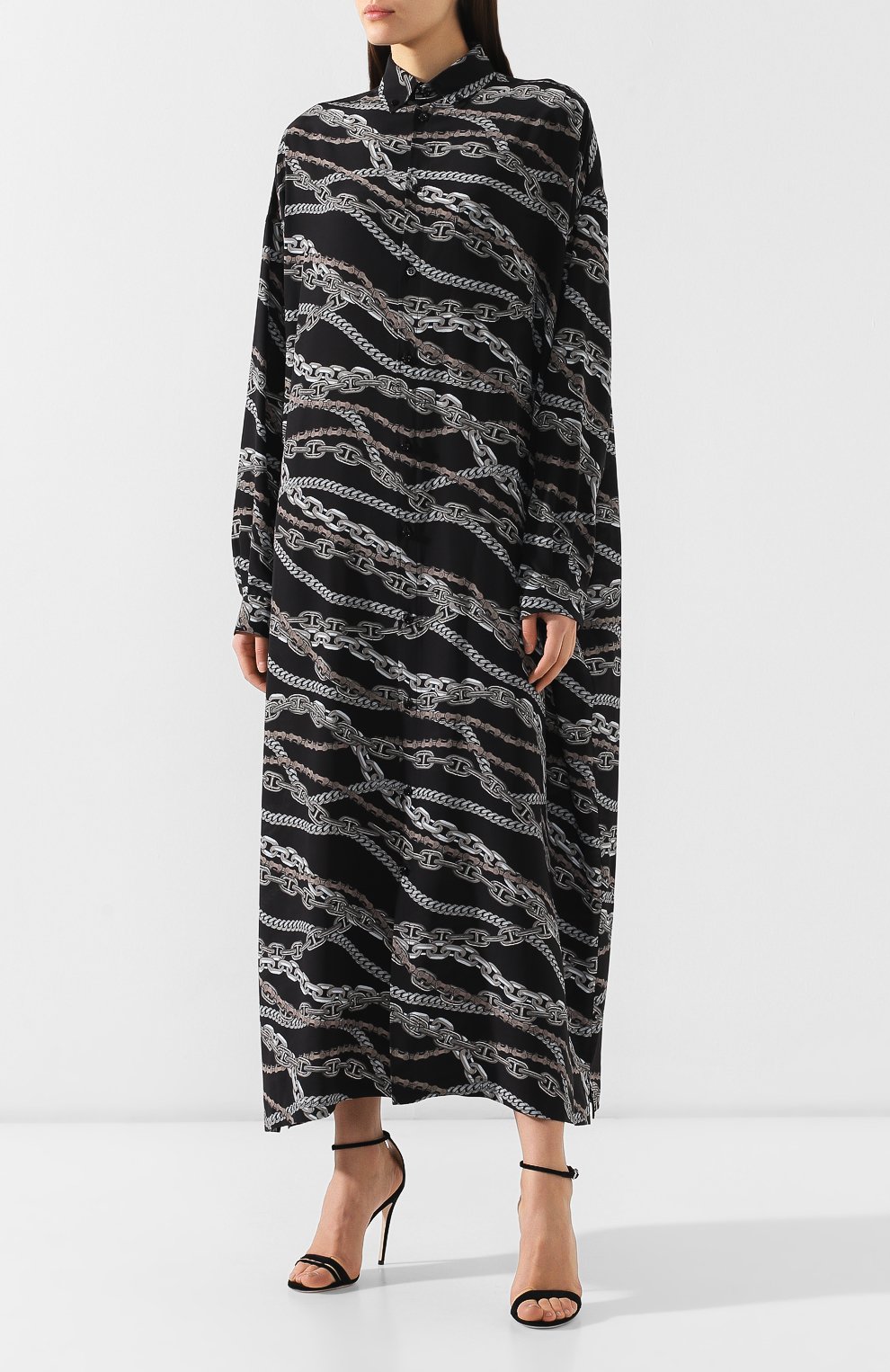 Шелковое платье BALENCIAGA, арт. 571275/TEL68, фото 3