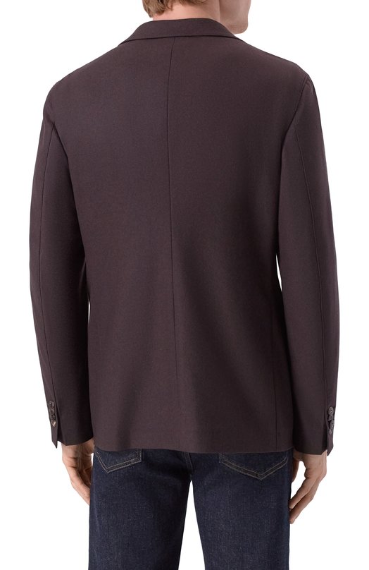 Кашемировый пиджак Giorgio Armani GM000248/TE10115 Коричневый  GM000248/TE10115 Фото 5