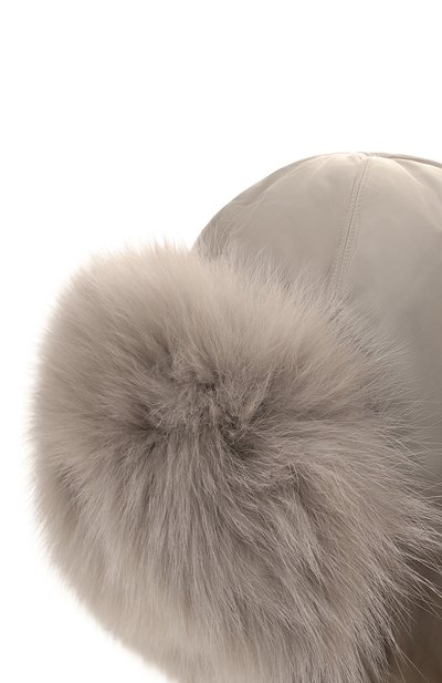 Пуховая шапка-ушанка YVES SALOMON ENFANT, арт. 25WEA906XXD0TM, фото 3