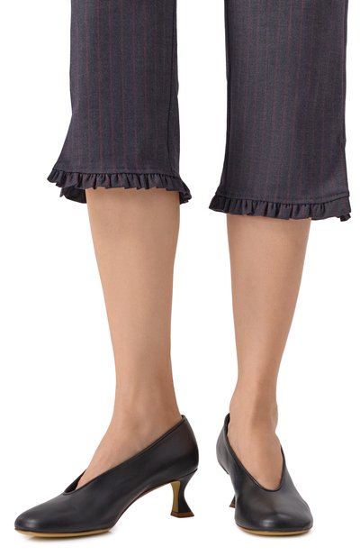 Женские кожаные туфли duck 55 MOSCHINO, арт. MA10015C10/MA0