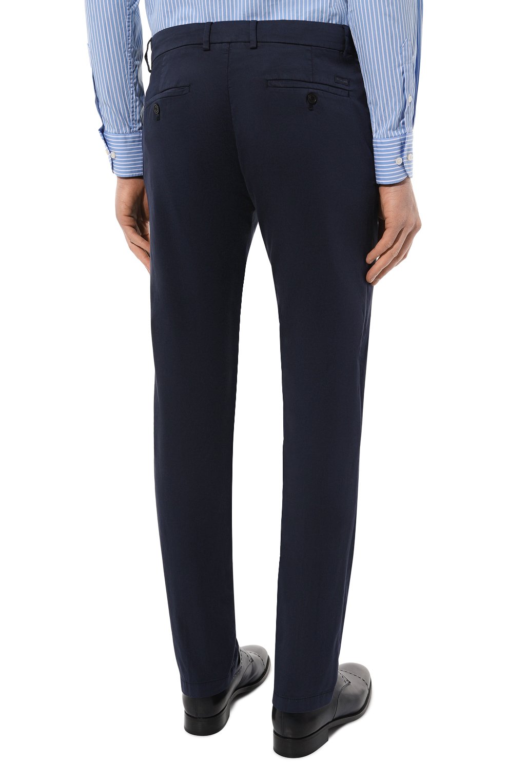 Брюки из хлопка и шелка PAUL&SHARK, арт. 24414043, фото 4