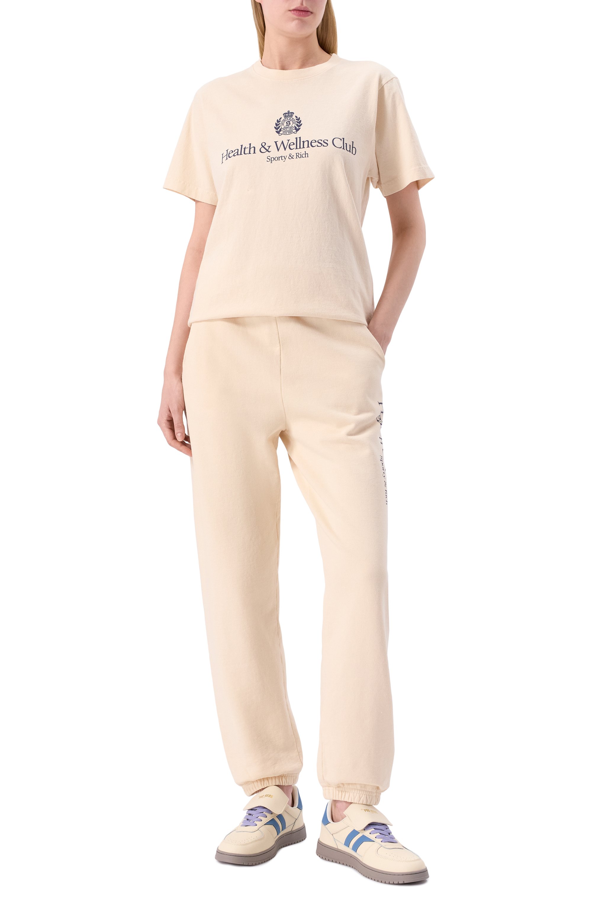 Хлопковая футболка SPORTY AND RICH, арт. T0043606241CR01, фото 6