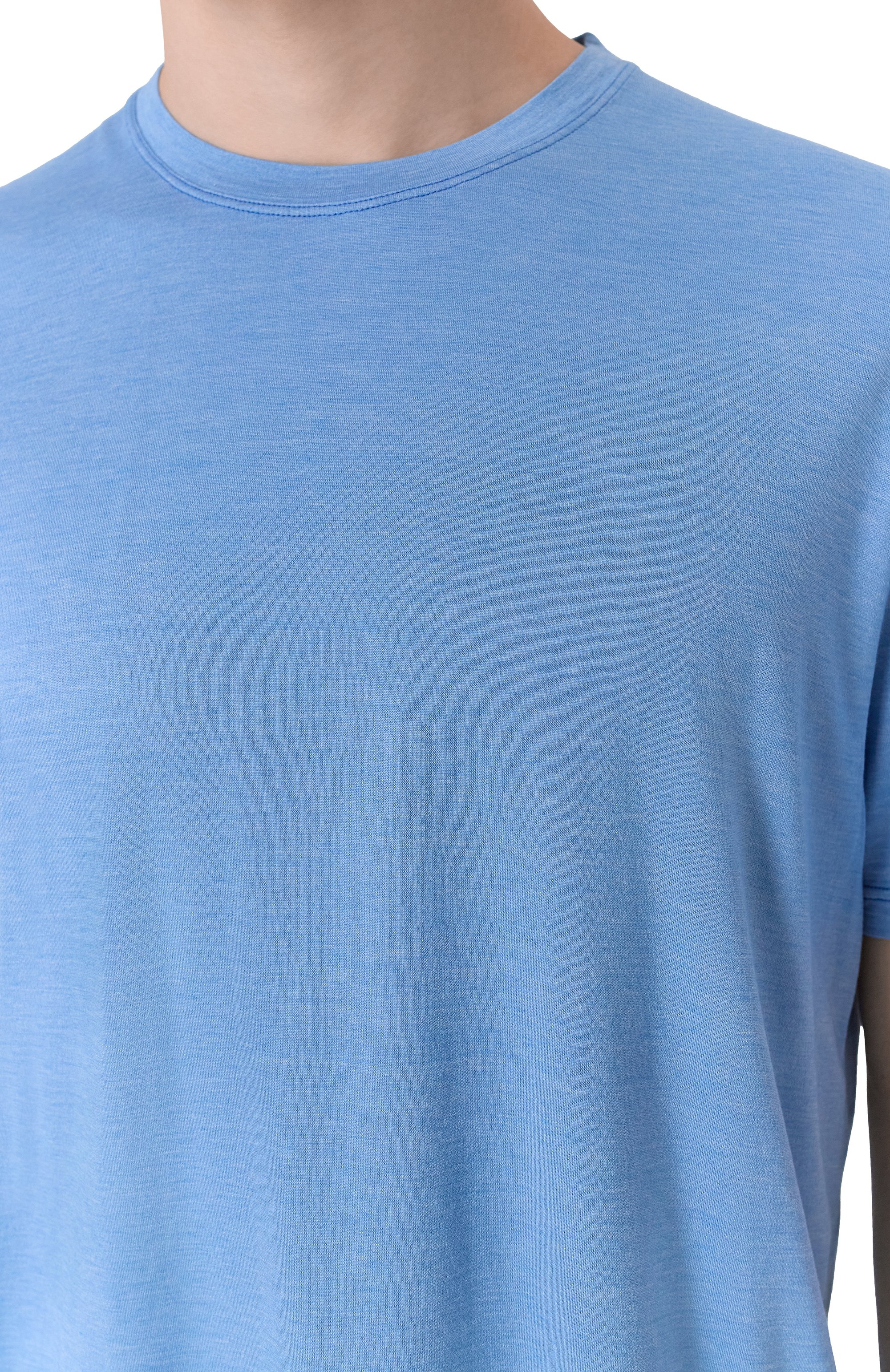 Футболка из шелка и хлопка KITON, арт. UMK063202, фото 5