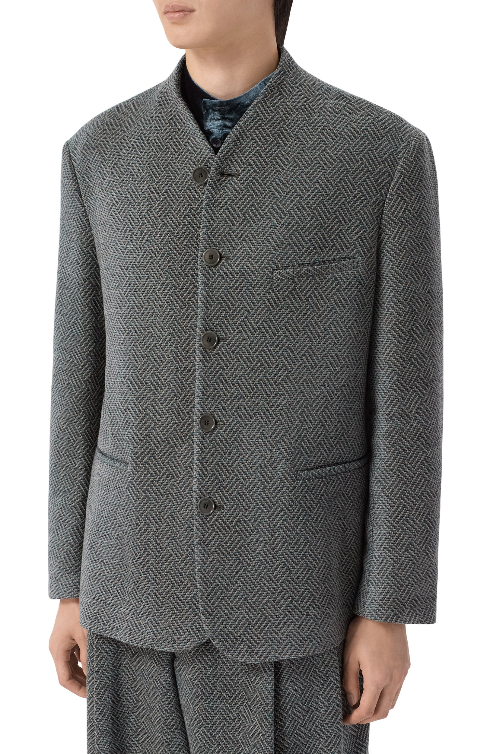 Пиджак из шерсти и вискозы GIORGIO ARMANI, арт. GM004464/TE23902, фото 3