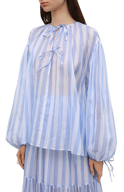 Хлопковая блузка MSGM, арт. 3042MDM119A 217310, фото 3