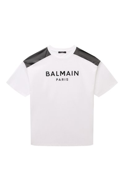 Хлопковая футболка BALMAIN, арт. BV8Q81