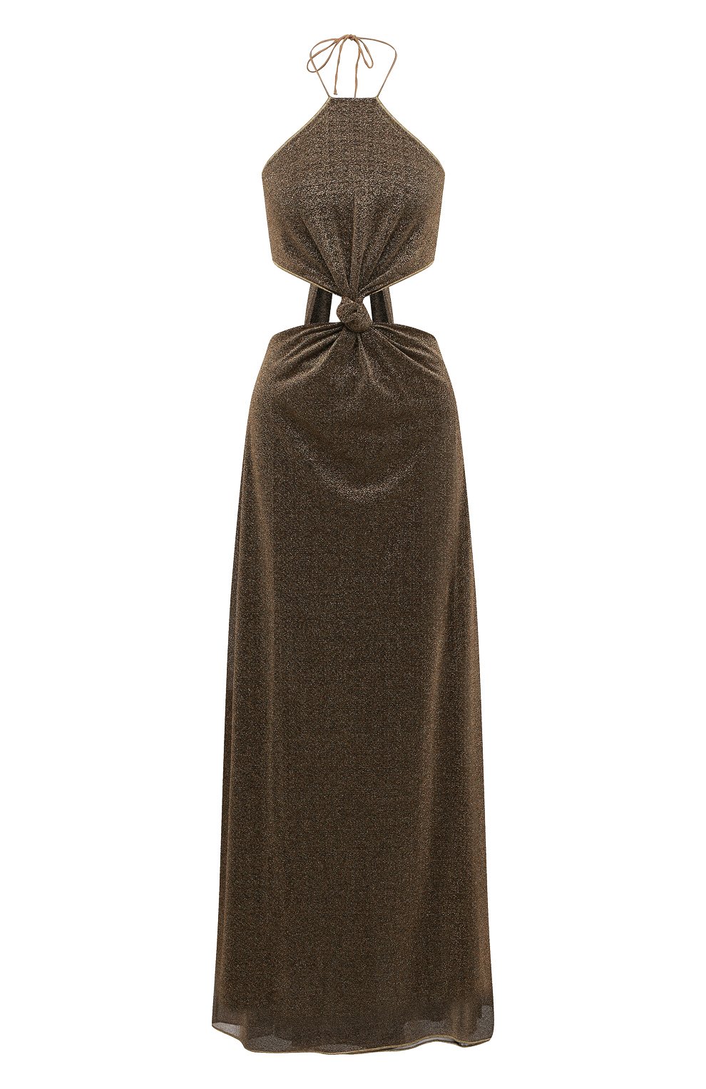 Платье OSEREE золотого цвета по цене 42750 руб., арт. LLS227/LUREX/SAND, фото 1 Платье OSEREE, арт. LLS227/LUREX/SAND, фото 1