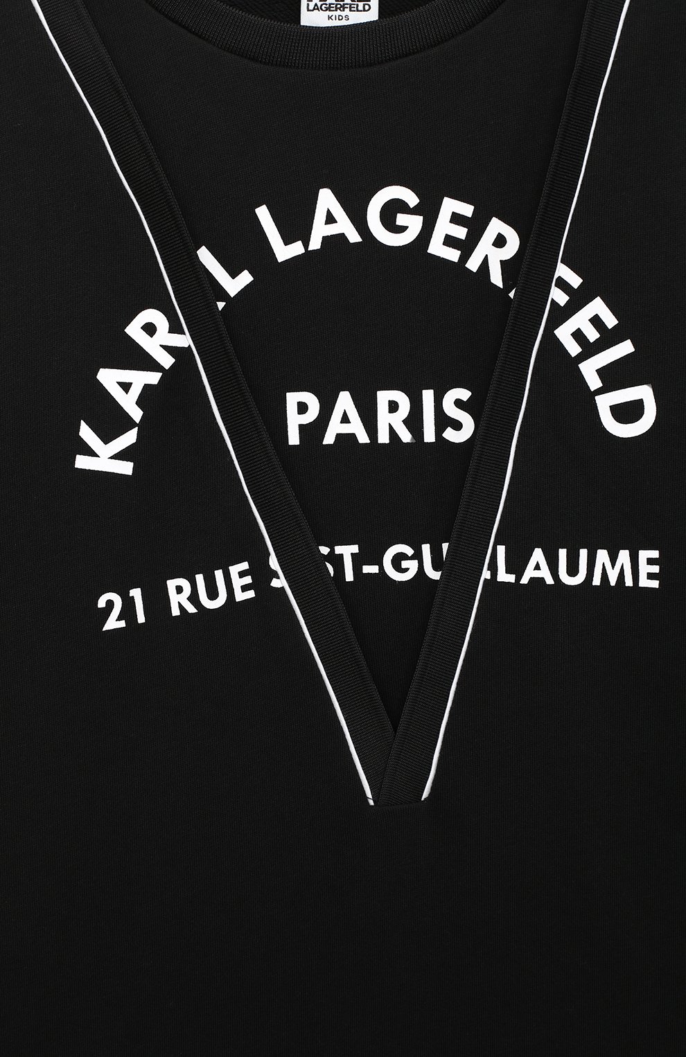 Хлопковое платье KARL LAGERFELD KIDS, арт. Z12156, фото 3