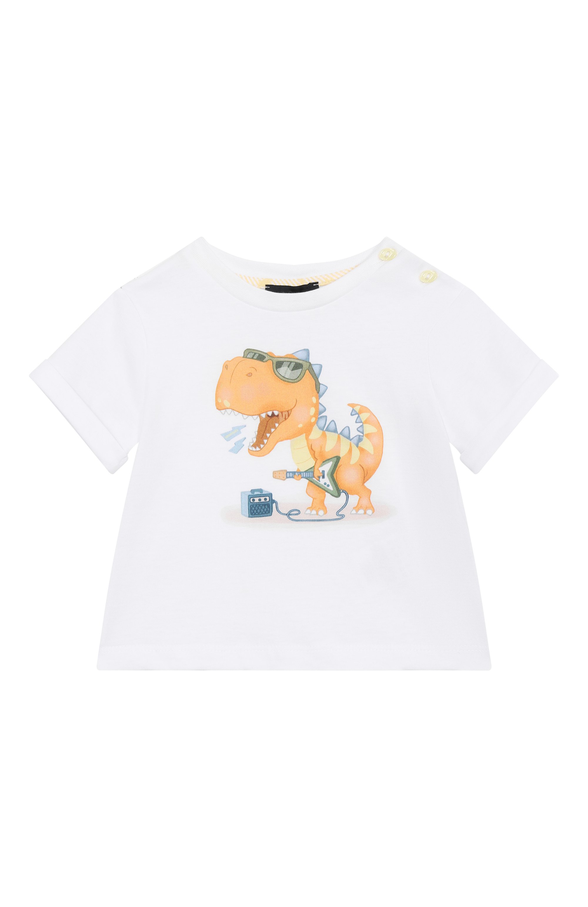 Хлопковая футболка MONNALISA, арт. 28G601, фото 1