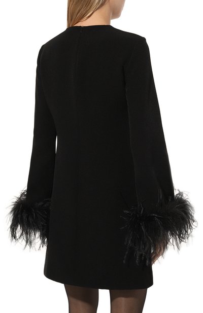 Платье с отделкой перьями P.A.R.O.S.H., арт. PIC0-D731320P, фото 4