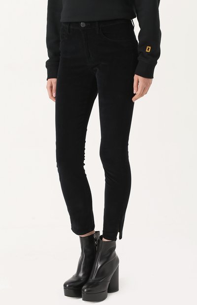 Укороченные бархатные джинсы 3X1, арт. W3SSV0739/BLACK VELVET, фото 3