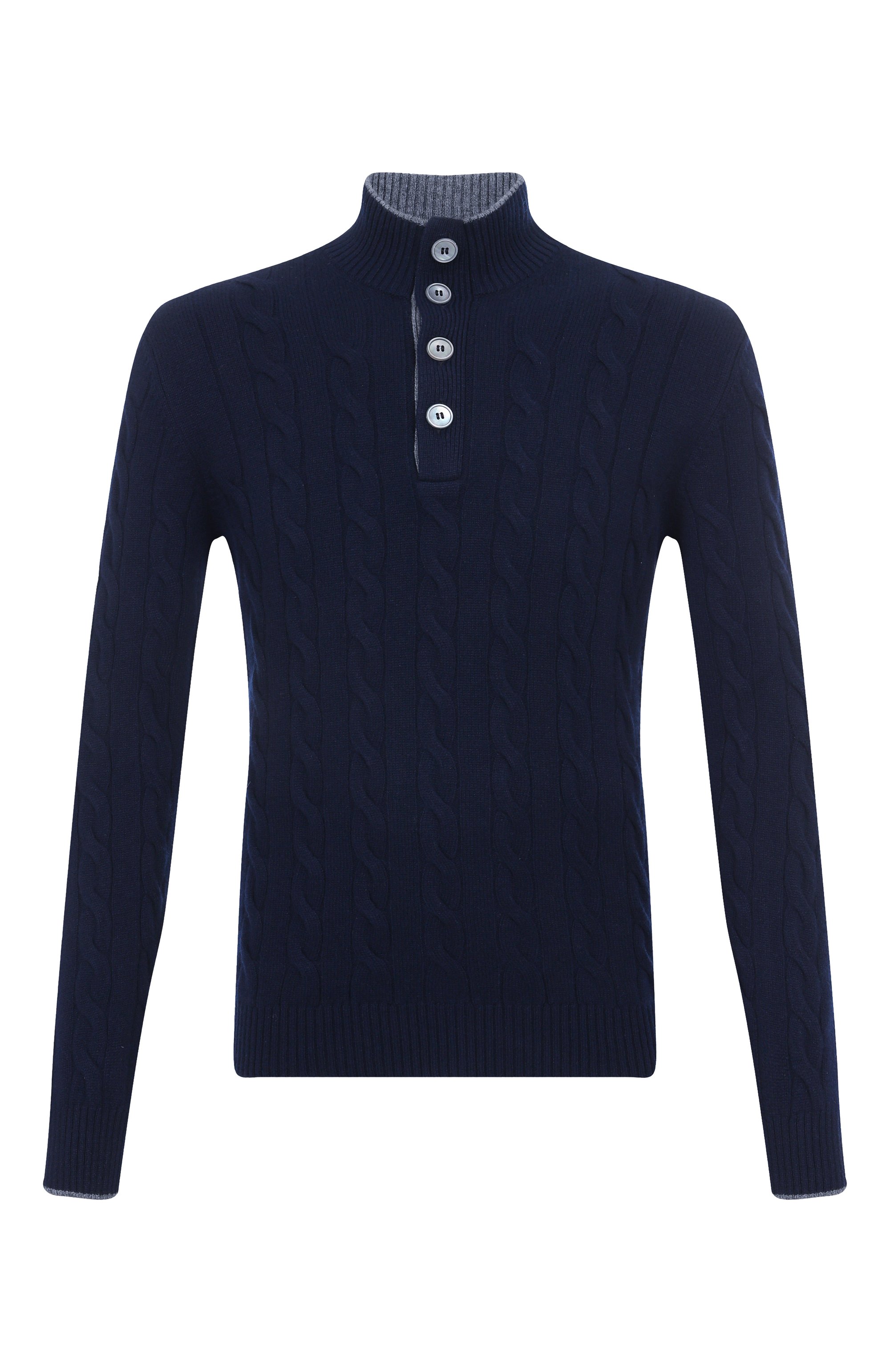 Кашемировый джемпер GRAN SASSO темно-синего цвета по цене 89250 руб., арт. 23151/15572, фото 1 Кашемировый джемпер GRAN SASSO, арт. 23151/15572, фото 1