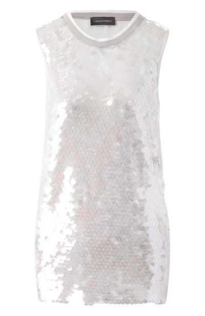 Женский топ с отделкой пайетками LORENA ANTONIAZZI, арт. P2579TS01F/4868