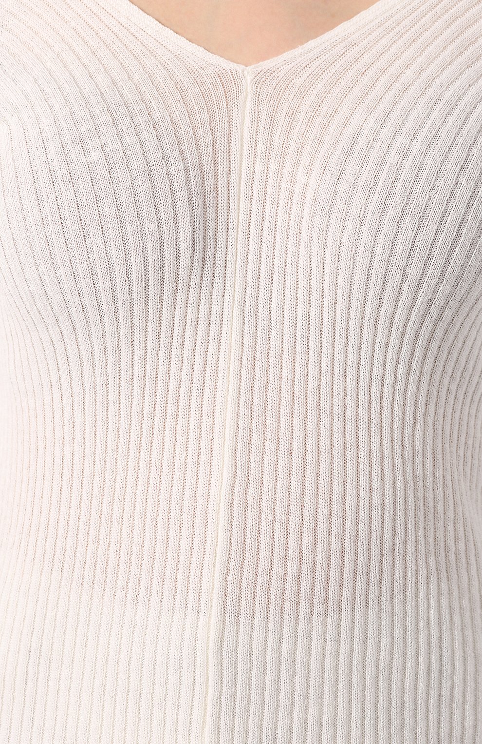 Льняной пуловер LOW CLASSIC, арт. L0W20SS_KN08WH, фото 5