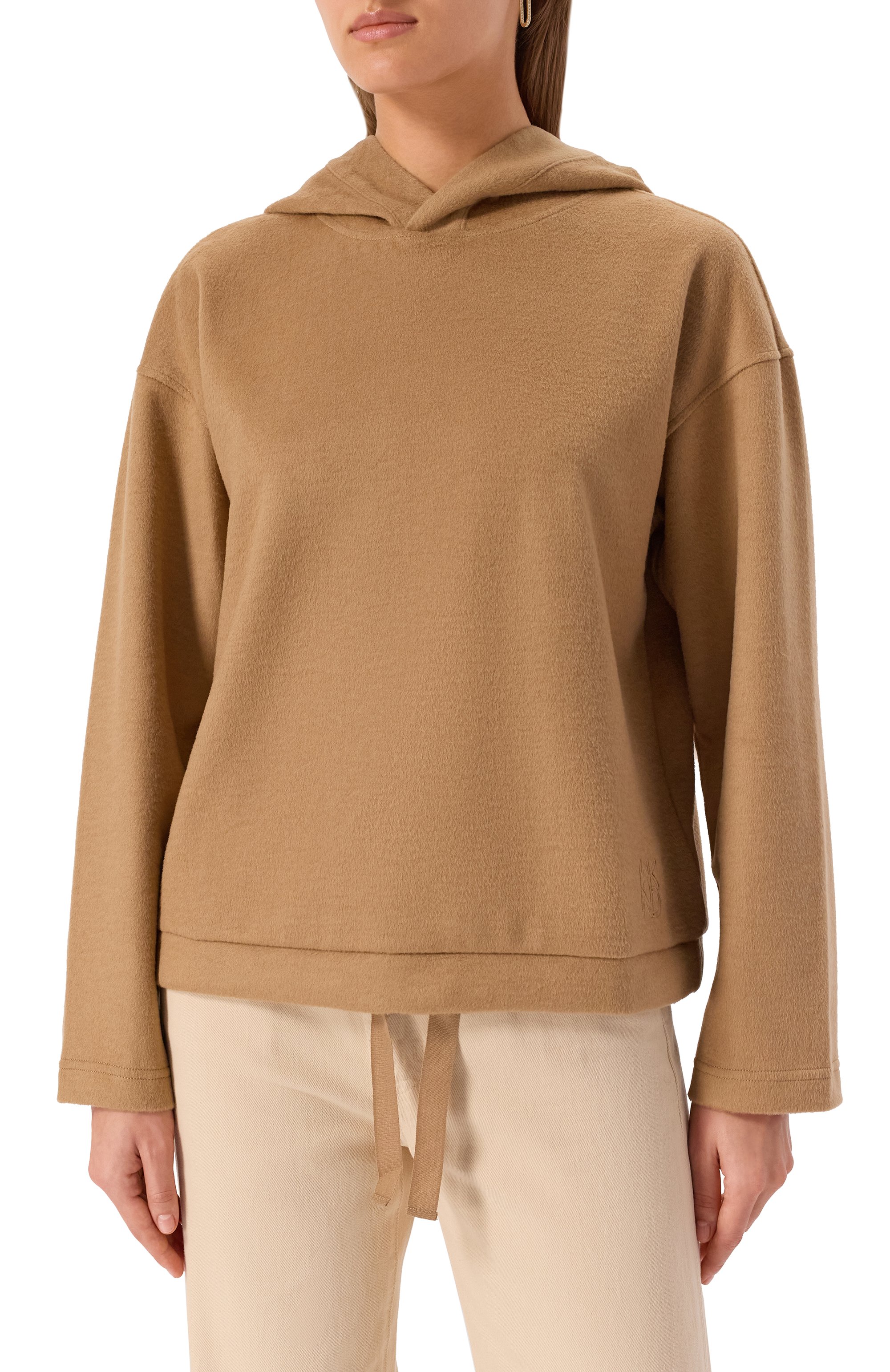 Худи WEEKEND MAX MARA бежевого цвета по цене 27600 руб., арт. 0SCURI, фото 3 Худи WEEKEND MAX MARA, арт. 0SCURI, фото 3