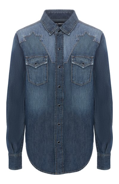Женская джинсовая рубашка SAINT LAURENT, арт. 552604/YH880