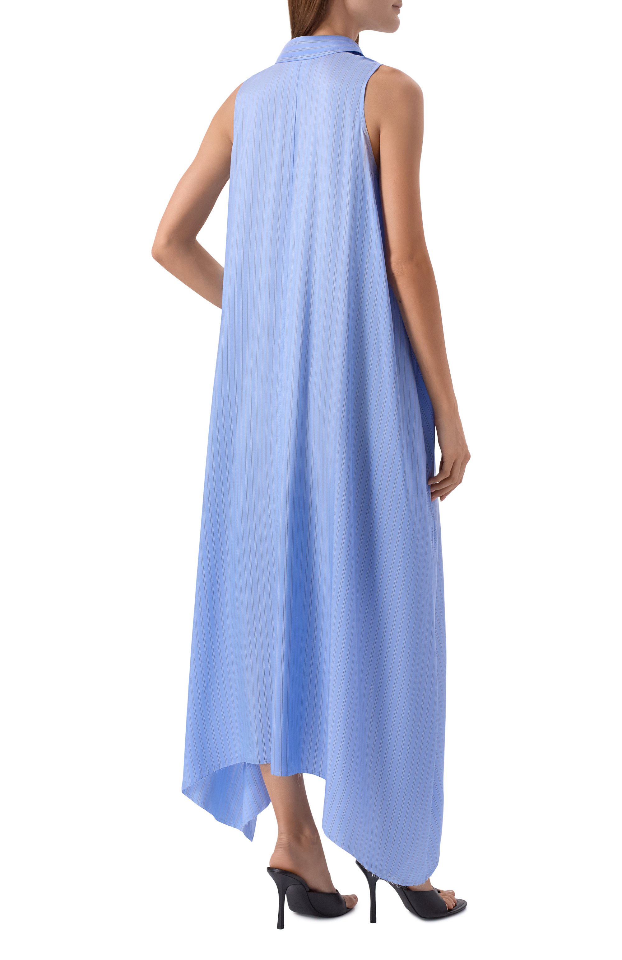 Шелковое платье VETEMENTS, арт. WE76DR380LN/26152 P0PLIN, фото 3