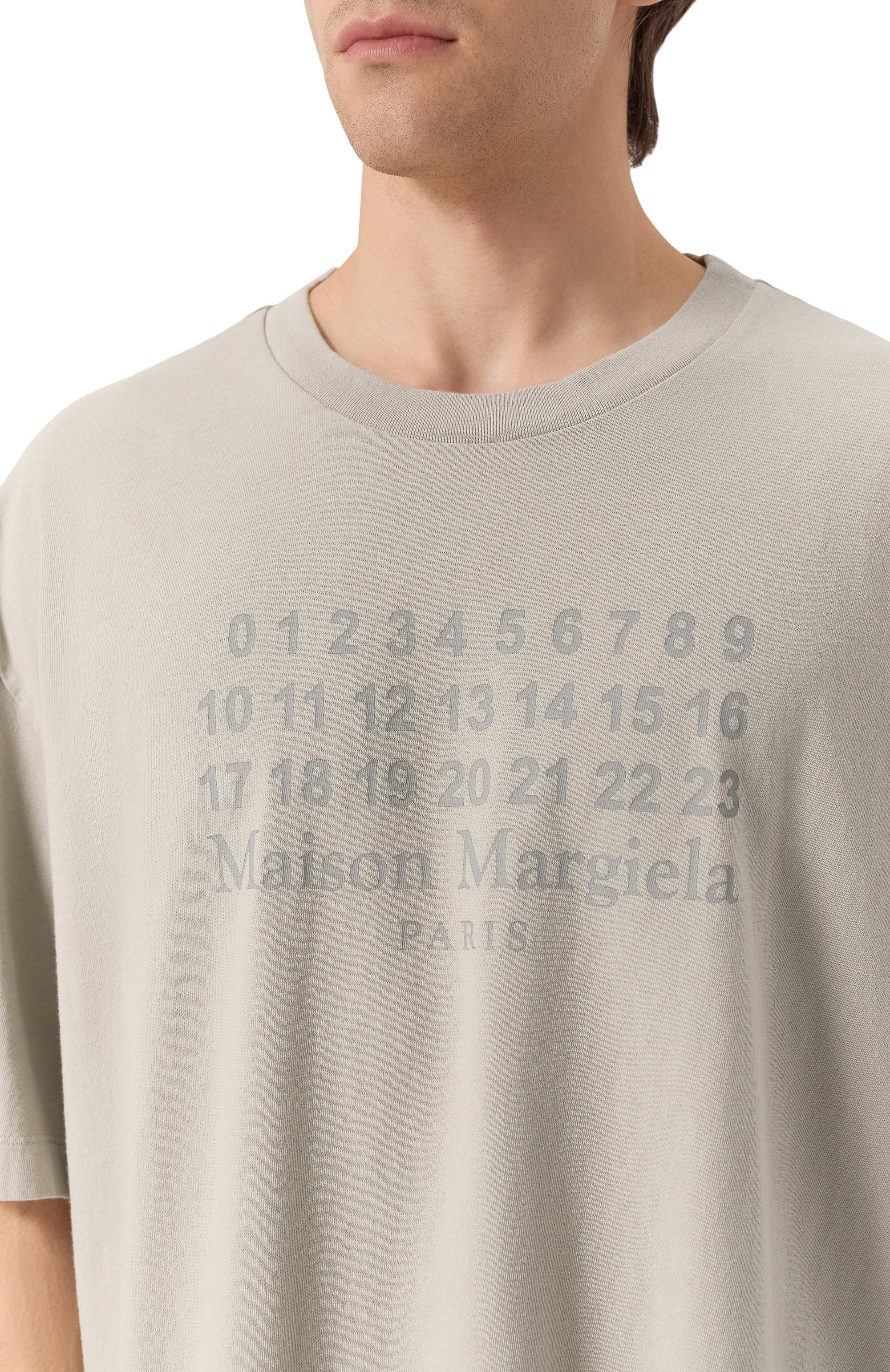 Хлопковая футболка MAISON MARGIELA, арт. S50GC0716/S24567, фото 5