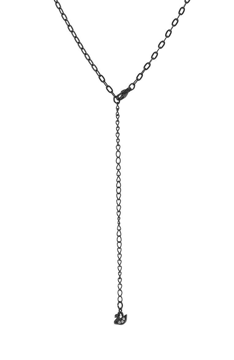 Женская кулон на цепочке harmonia SWAROVSKI черного цвета, арт. 5600042 | Фото 4 (Нос: Не проставлено; Региональные ограничения белый список (Axapta Mercury): Не проставлено; Материал: Металл)