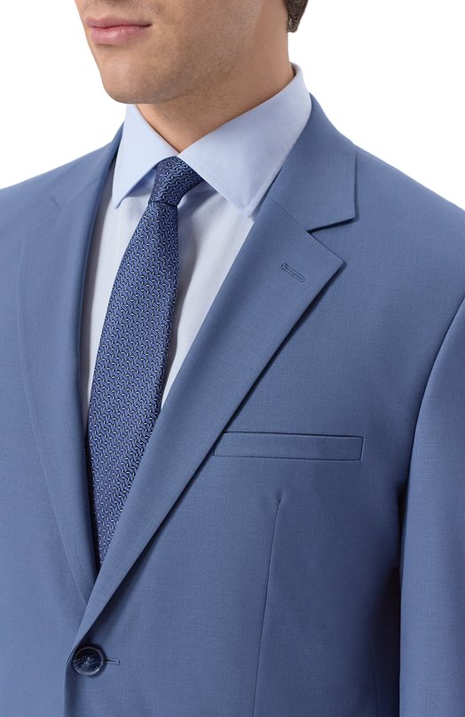 Однобортный костюм HUGO 50544524 Синий  50544524 Фото 6