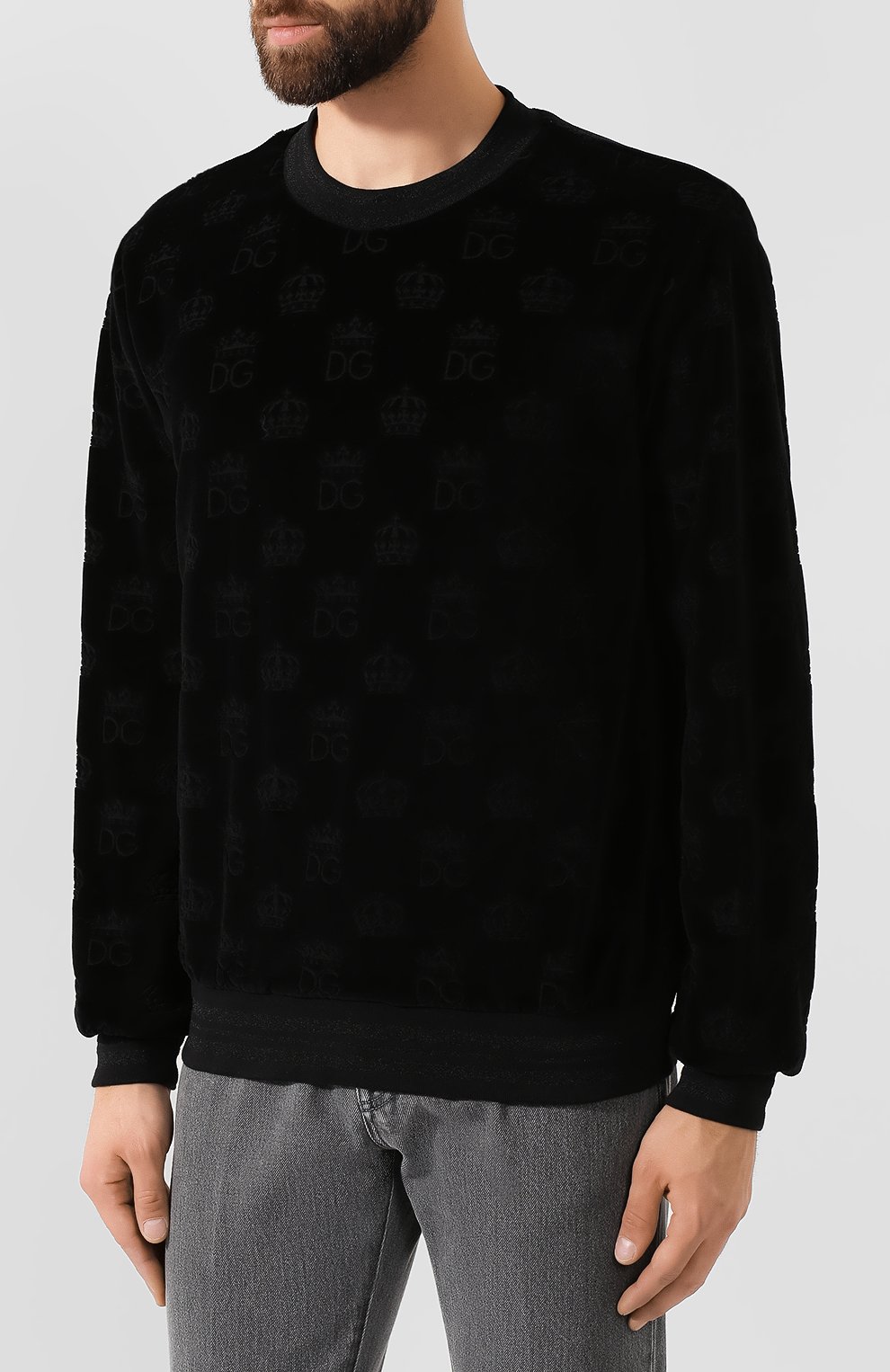 Хлопковый свитшот DOLCE & GABBANA, арт. G9PQ1T/FJ7BQ, фото 3
