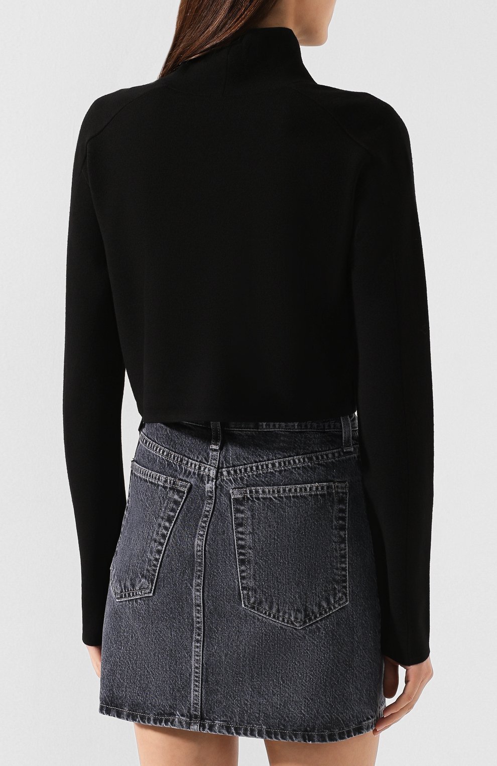 Свитер HELMUT LANG черного цвета по цене 28100 руб., арт. J07HW705, фото 4 Свитер HELMUT LANG, арт. J07HW705, фото 4