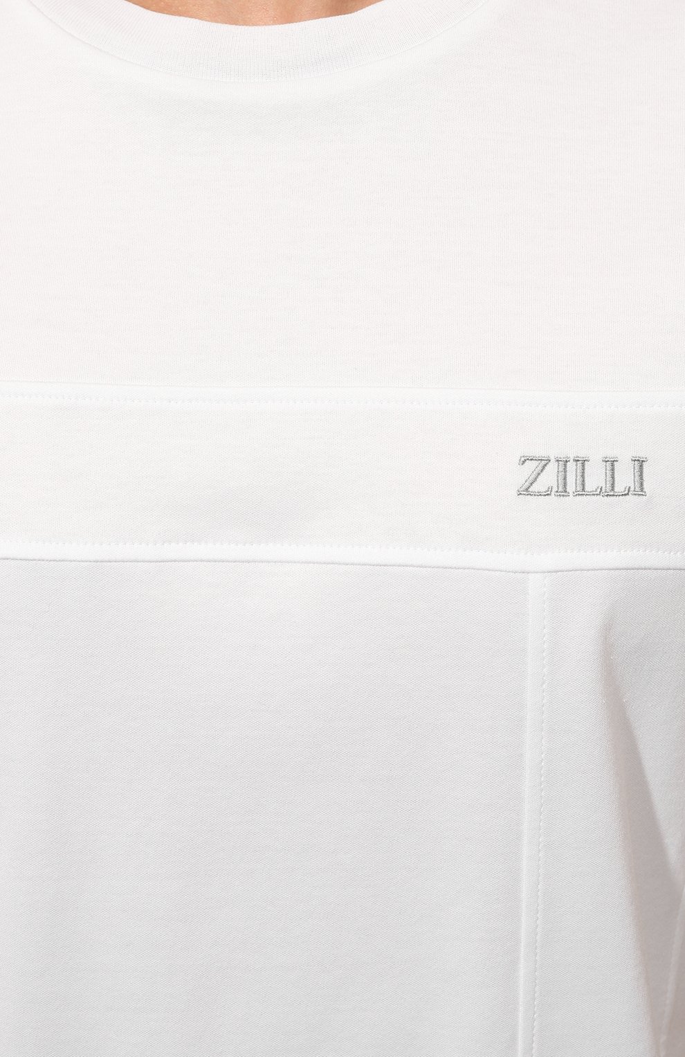 Хлопковая футболка ZILLI, арт. TSR001M0110VZI0P0, фото 5