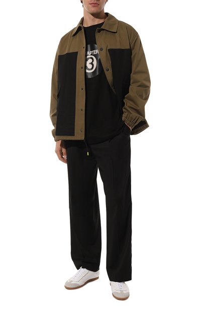 Хлопковая футболка TEE LIBRARY, арт. TC0T-13-BK, фото 2