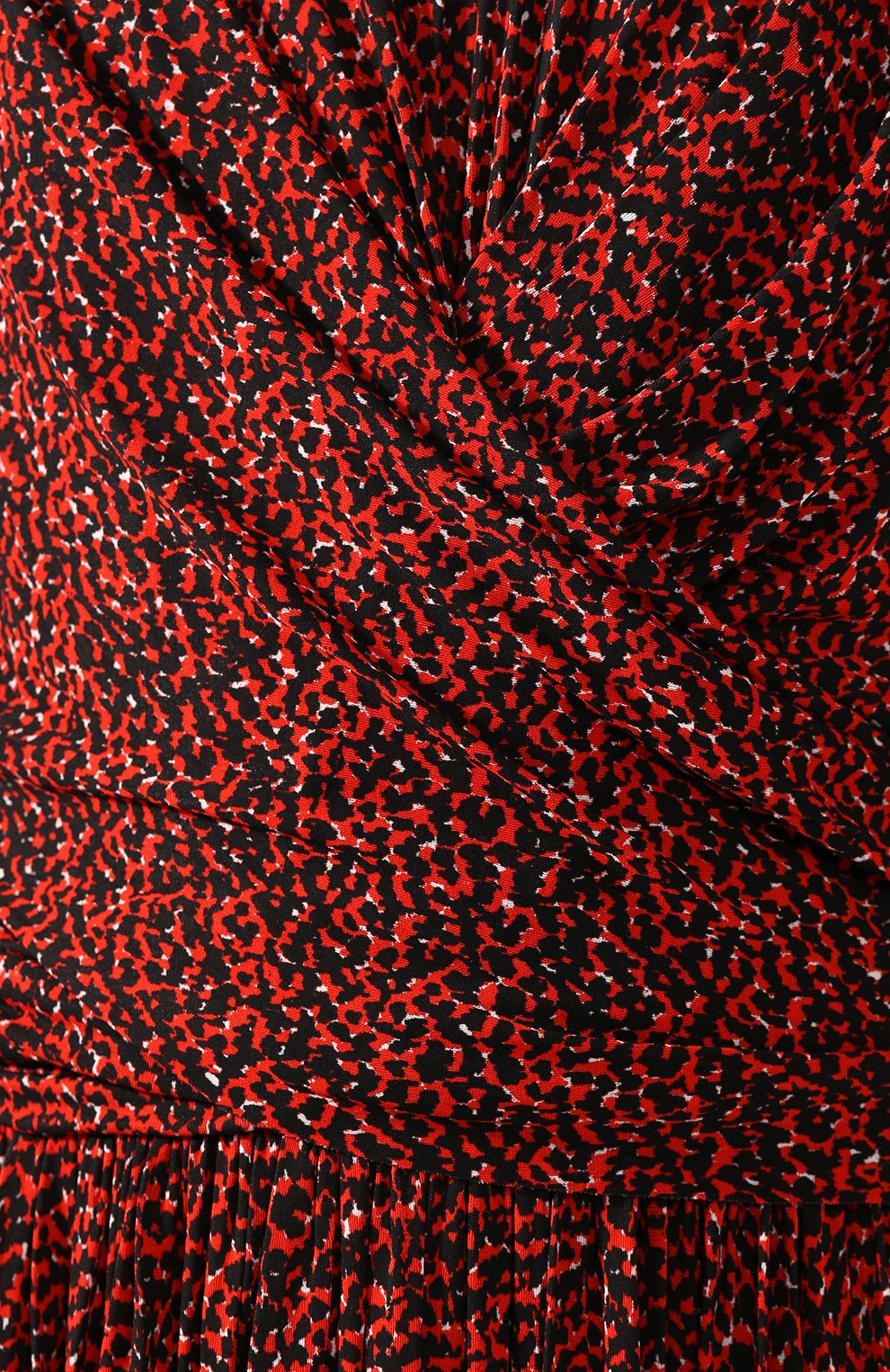 Платье из вискозы ISABEL MARANT красного цвета по цене 111500 руб., арт. R01502-19A026I/JUCIENNE, фото 5 Платье из вискозы ISABEL MARANT, арт. R01502-19A026I/JUCIENNE, фото 5