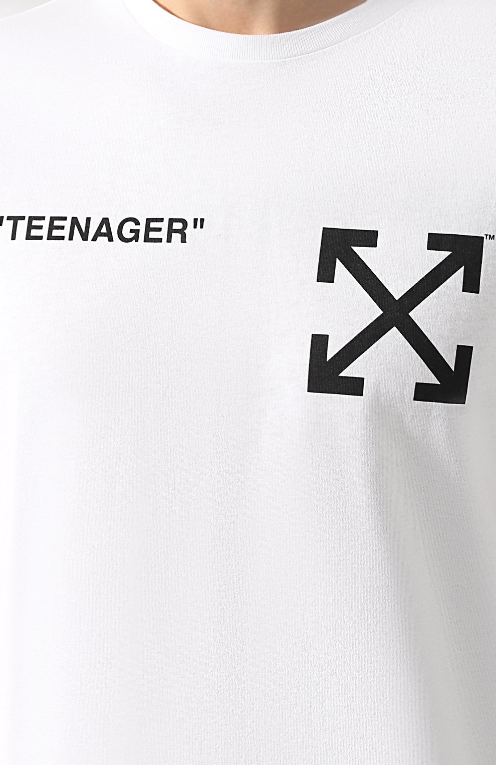 Хлопковая футболка OFF-WHITE, арт. 0MAA027S191850350188, фото 5