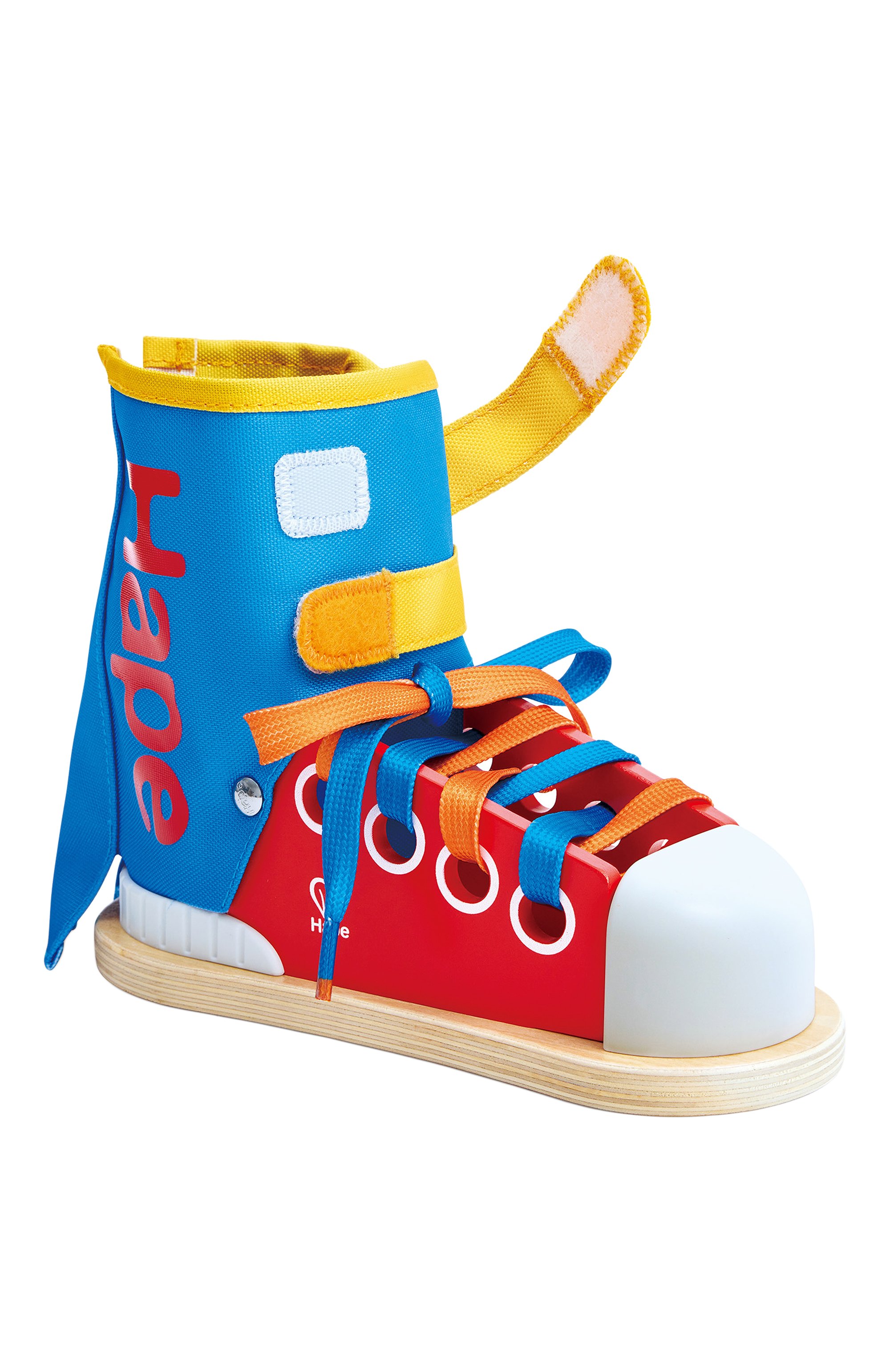 Развивающая игрушка-головоломка завяжи шнурки HAPE разноцветного цвета по цене 4280 руб., арт. E1117_HP, фото 2 Развивающая игрушка-головоломка завяжи шнурки HAPE, арт. E1117_HP, фото 2