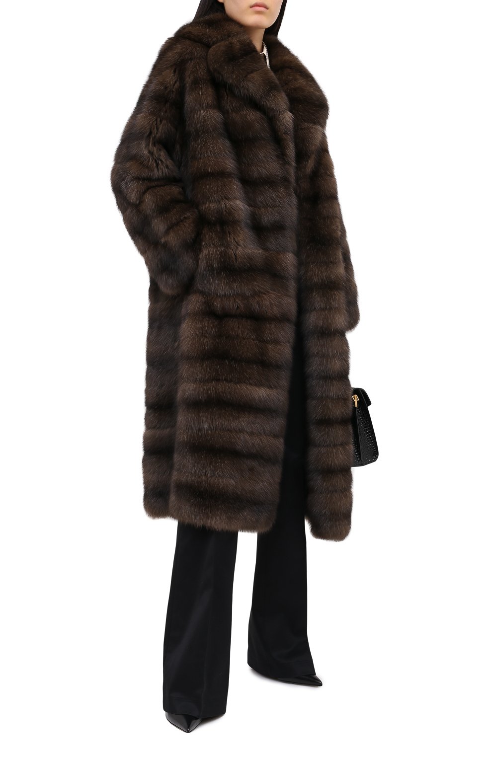 Шуба из меха соболя VALENTINO, арт. SF3FA7403AF, фото 2